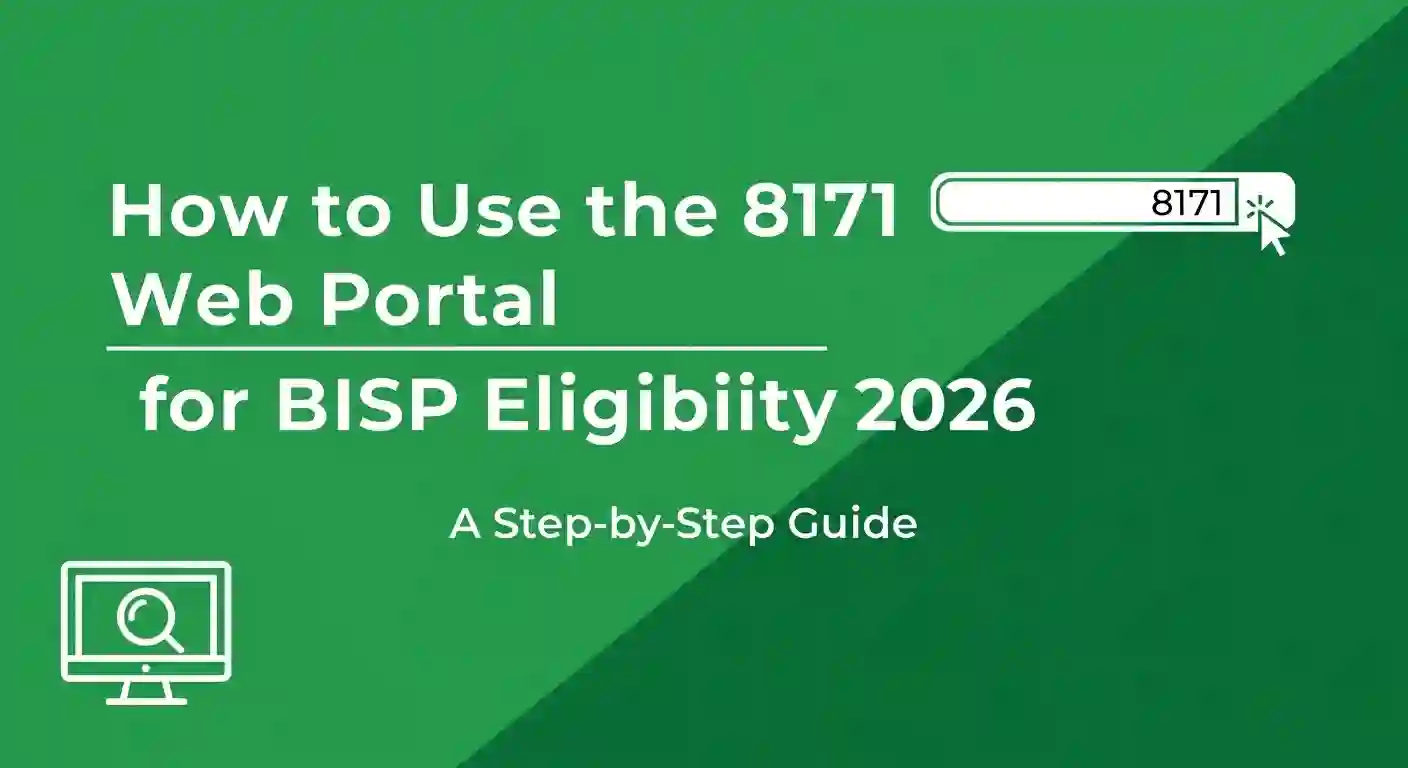 How to Use the 8171 Web Portal for BISP Eligibility 2026 Guide